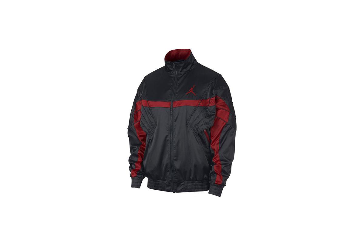 Air Jordan JSW Aj5 Satin Jacket "Gym Red"