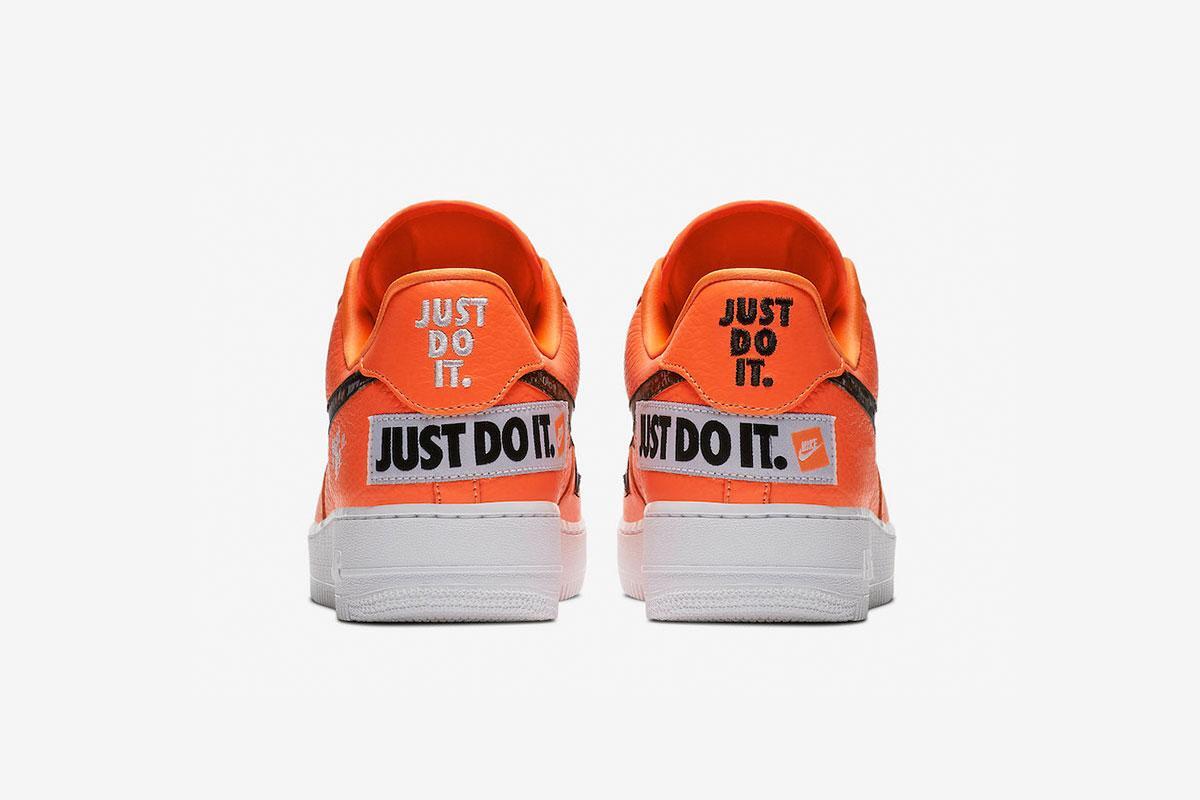 High Top Air Force Just Do It Naranjas Nike Air Force '07 PRM Just