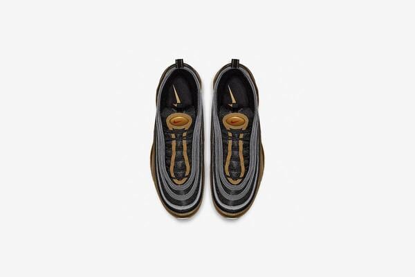 Nike Air Max 97 Black Metallic Gold Men's - AT5458-002 - US