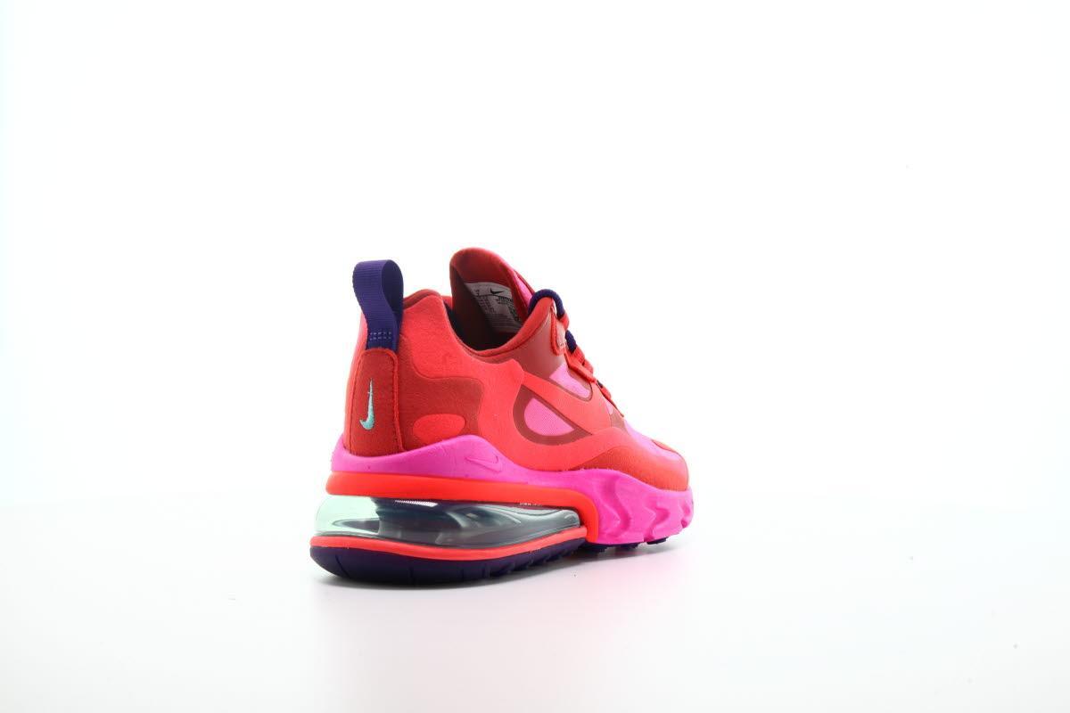 Nike Air Max 270 React Women's Shoes Red-Pink-Purple at6174-600