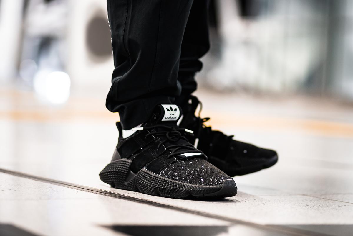 adidas black prophere trainers