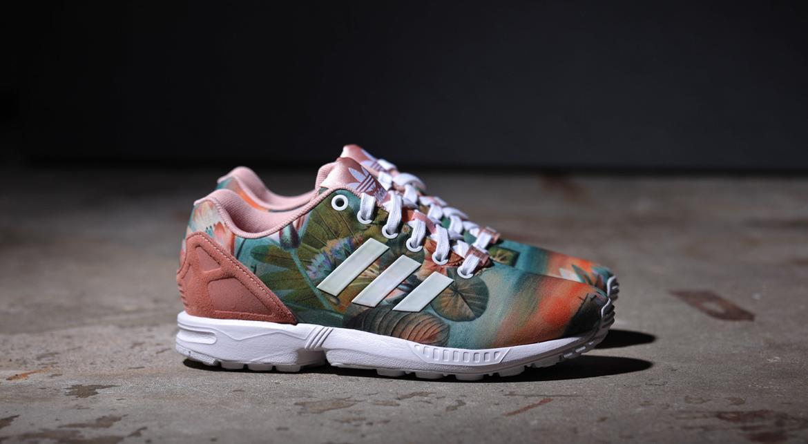 Flux Shoes Womens Zx Flux Dust Pink Adidas Originals ZX Flux W