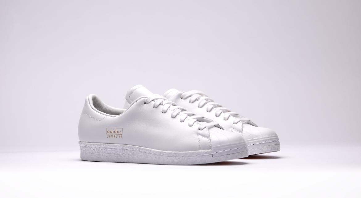 adidas Originals Premium Superstar Sneaker im 80er-Style in Weiß