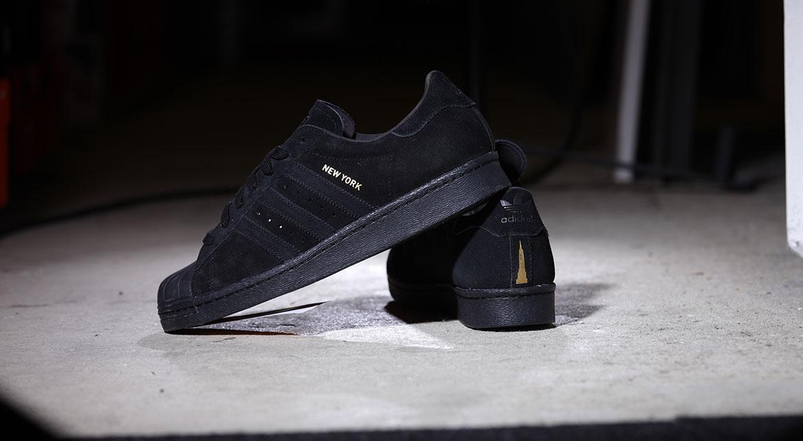 adidas Superstar 80s \'NYC\' Mens Size 13 Shoes Black New York City Edition 2015‎ adidas Superstar 80s  main image 3