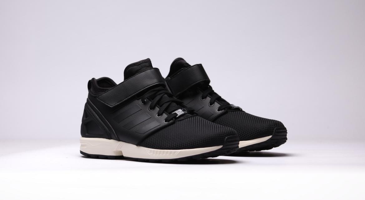 adidas ZX Flux NPS Mid 'Core Black/Chalk White' - Image 3