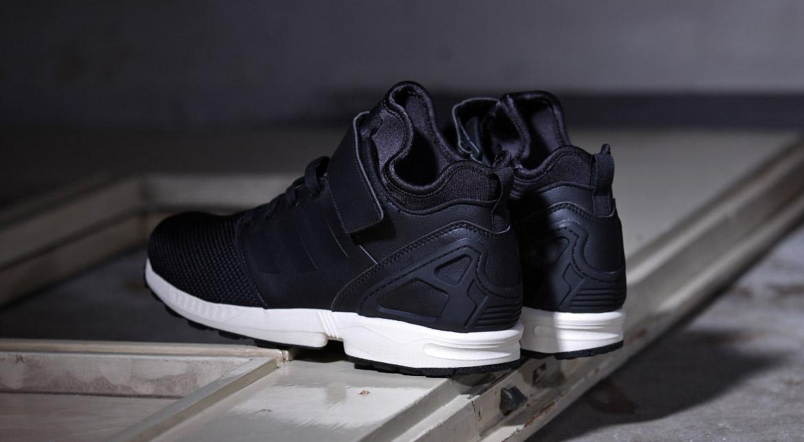 adidas ZX Flux NPS Mid 'Core Black/Chalk White' - Image 10
