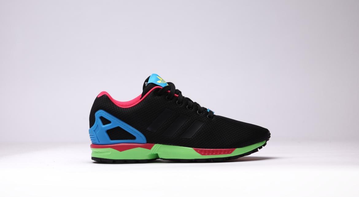 adidas gazelle silver green womens Adidas Zx Flux Torsion Running Shoes Rainbow S77907 Size 5 main image 1