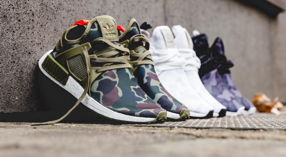 Adidas NMD XR1 Olive Duck Camo Cargo Green Mens 11 BA7232 Boost Sneakers adidas NMD XR1 Green Camo - Dec 2016 - BA7232 - KicksOnFire.com main image 4