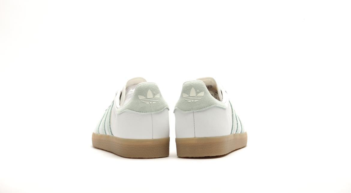 adidas gazelle silver green womens Adidas Gazelle ADV Shoe Ecru Tint / Focus Olive / Gum main image 1