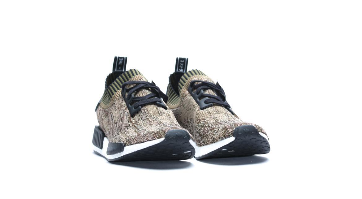 adidas Nmd R1 Boost Runner Primeknit Graphic "Olive Cargo" - Image 4