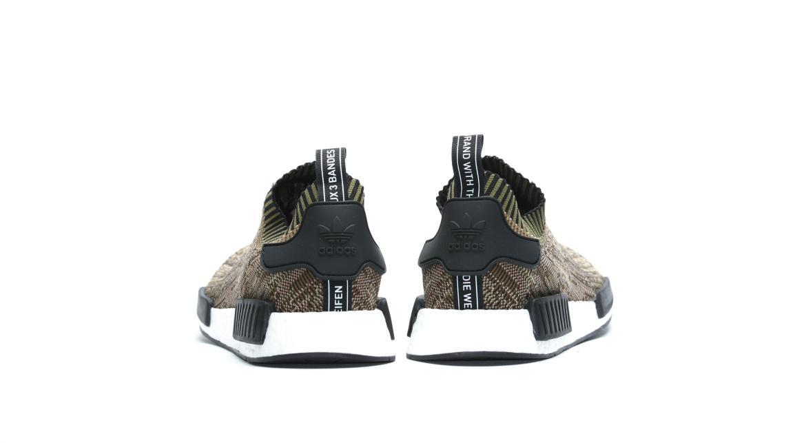 adidas Nmd R1 Boost Runner Primeknit Graphic "Olive Cargo" - Image 5