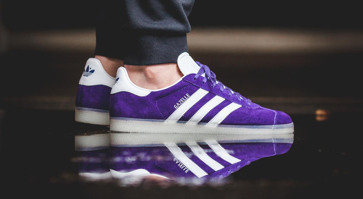 adidas gazelle purple mens