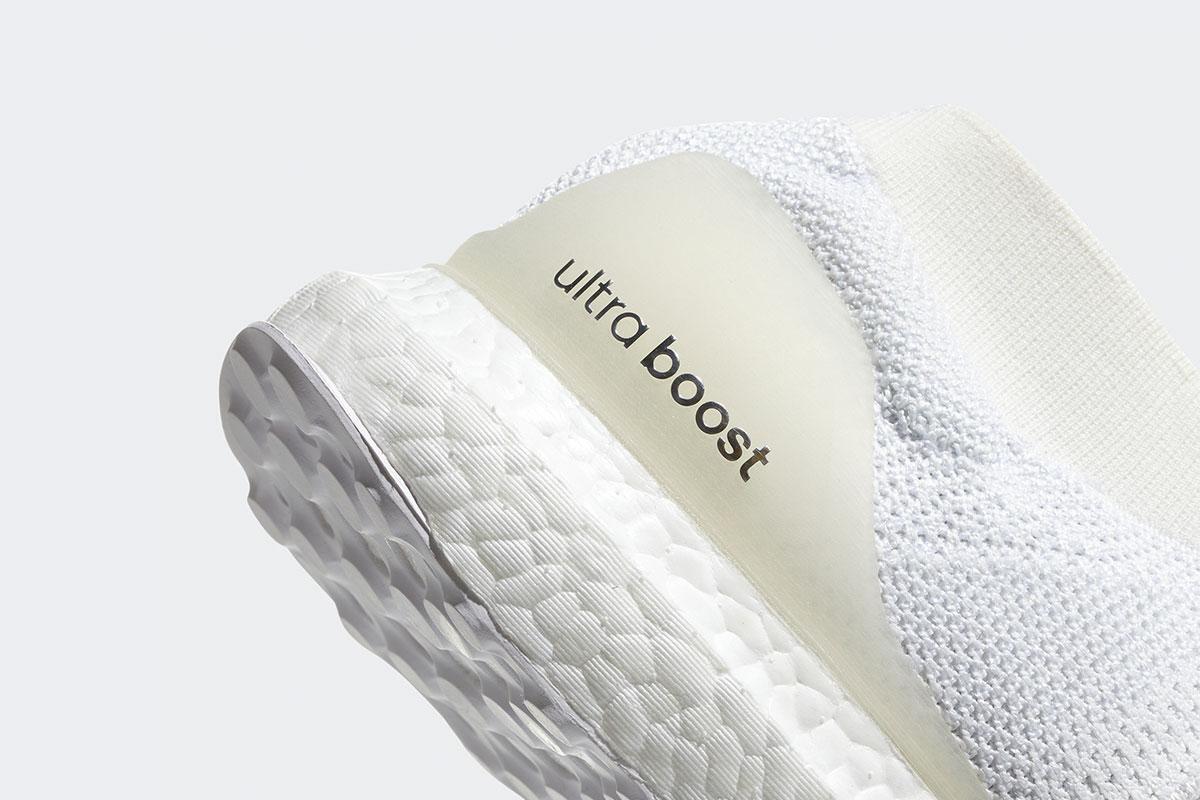 Triple White Adidas Ultra Boost Laceless All White S80768 Hot Sale