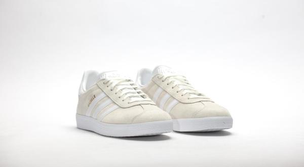 Adidas Gazelle Off White Chalk White Sneakers BB5475 Mens Size 8.5