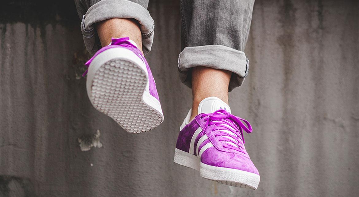 adidas gazelle shock purple