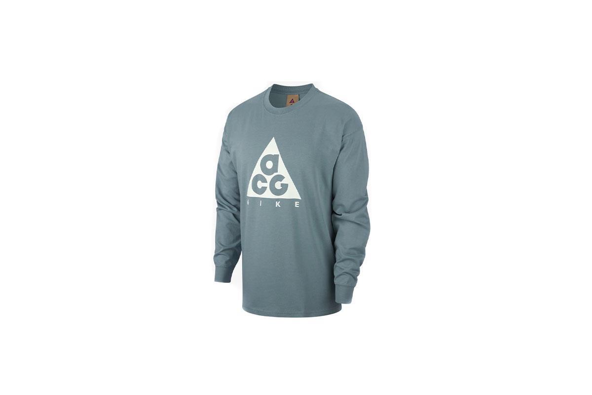 Nike ACG Longsleeve Logo Tee "Aviator Grey"