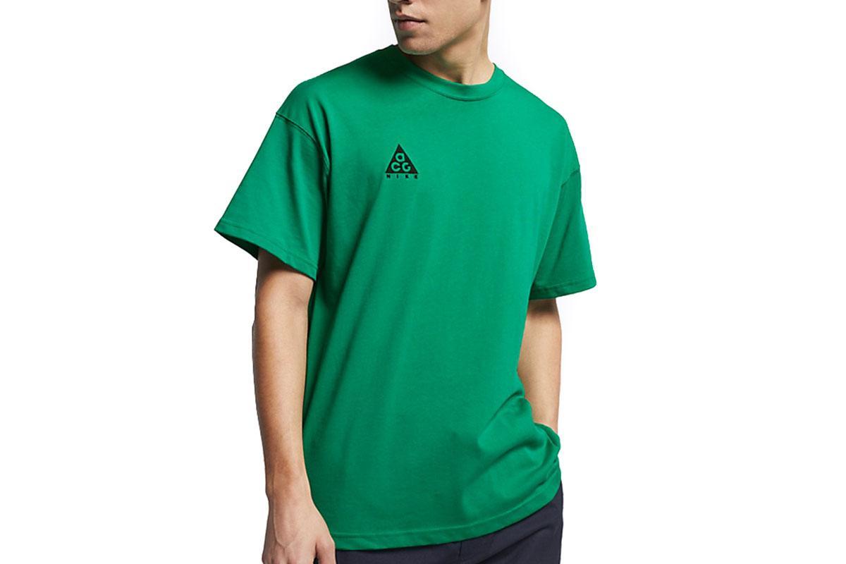 nike acg green t shirt