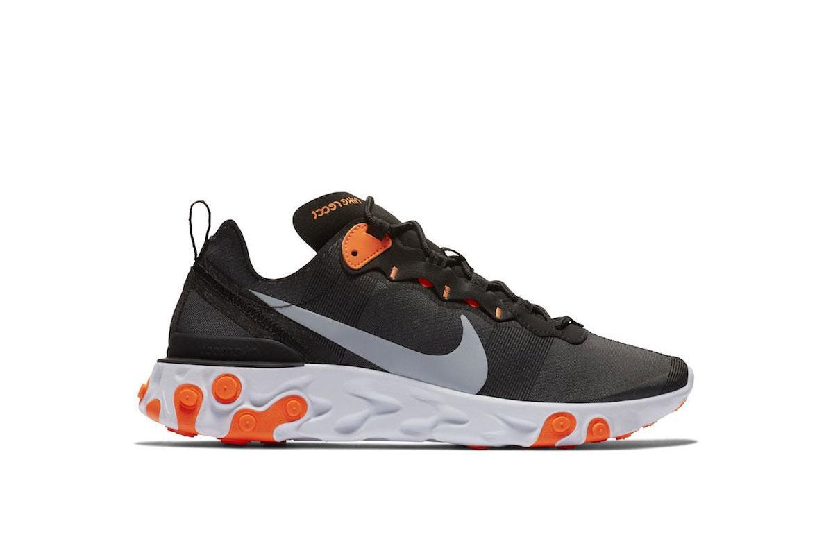 nike react element 55 white orange