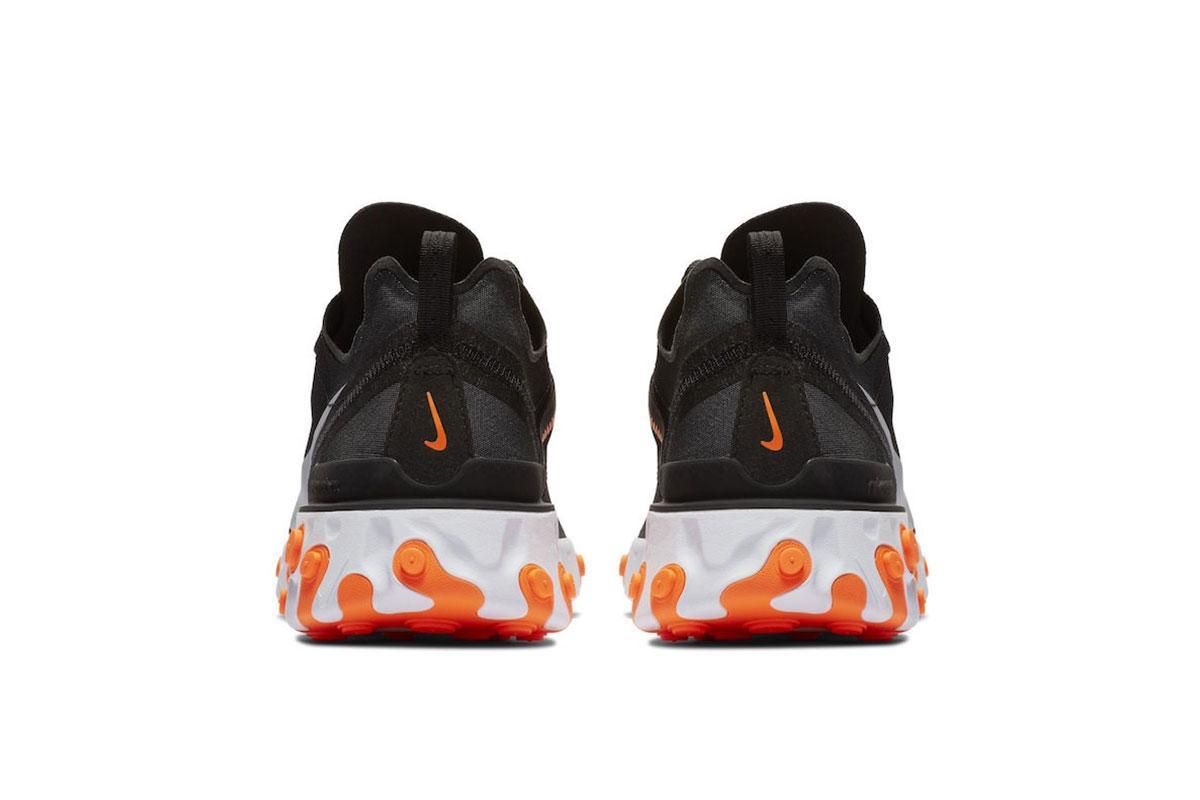 Nike React Element 55 "Black And Orange"