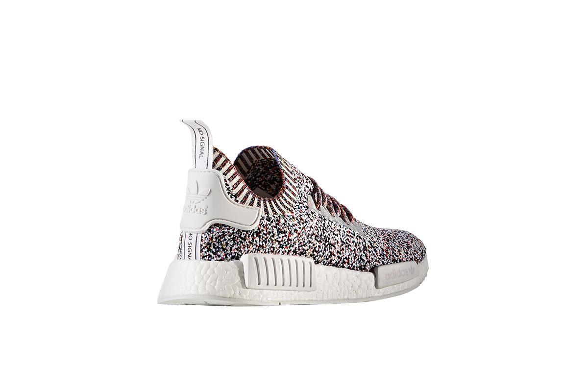 adidas gazelle silver green womens adidas Nmd R1 Tri Color Stripes Black main image 1
