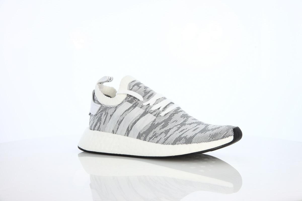 adidas gazelle silver green womens adidas NMD R2 Prime Knit Trainers *BNIB* BY9410 main image 1