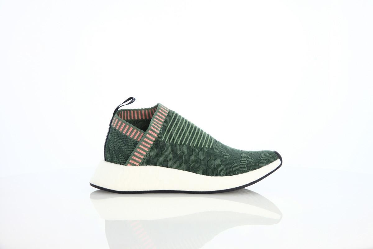 adidas gazelle silver green womens Adidas NMD R2 Primeknit Green Pink main image 0