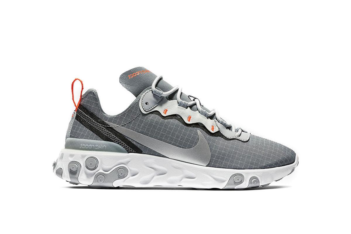 nike react element dark grey