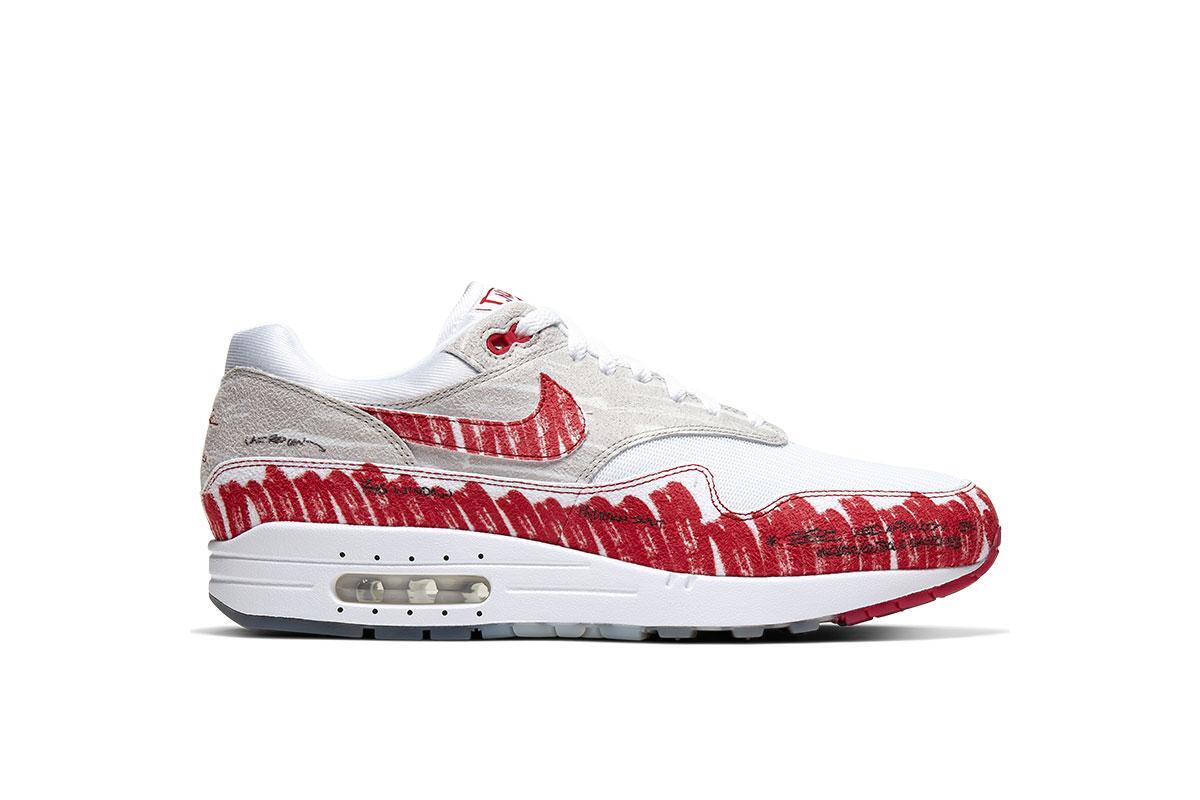 Nike Air Max 1 Sketch to Shelf "University Red"