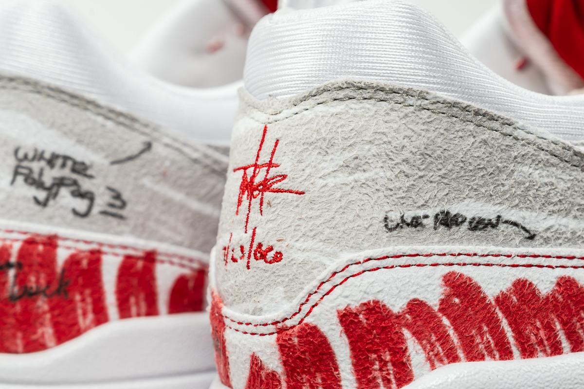 nike air max 1 sketch to shelf university red