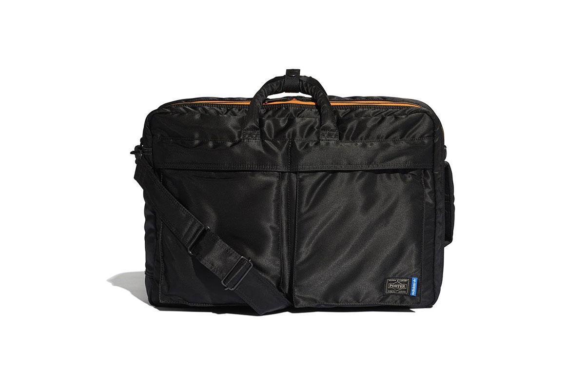 adidas Originals x Porter 3 Way Briefcase "Black Orange" - Image 2