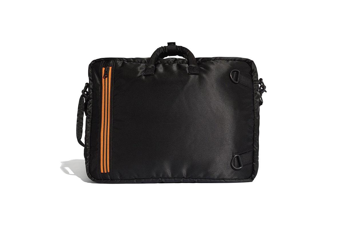 adidas Originals x Porter 3 Way Briefcase "Black Orange" - Image 3