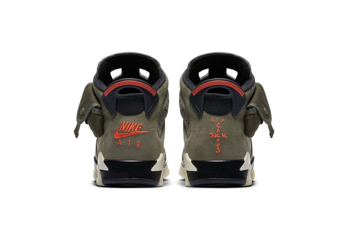 Air Jordan 6 Retro Travis Scott (GS) "Medium Olive" - Image 5
