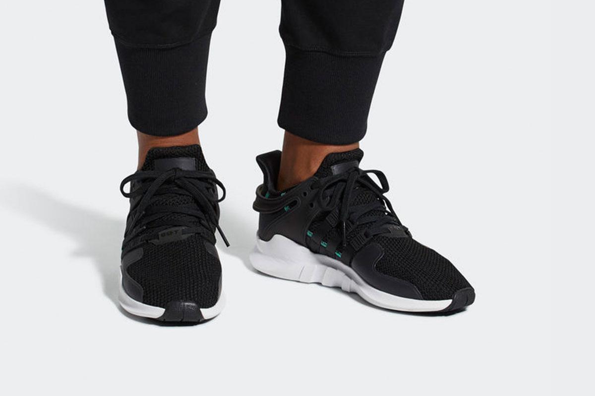 adidas eqt support adv core black