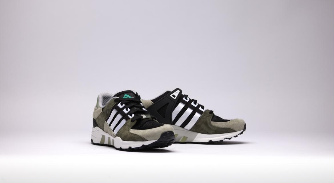 adidas gazelle silver green womens Vintage Adidas Equipment Sneakers Women's US 8 – dla dushy main image 1