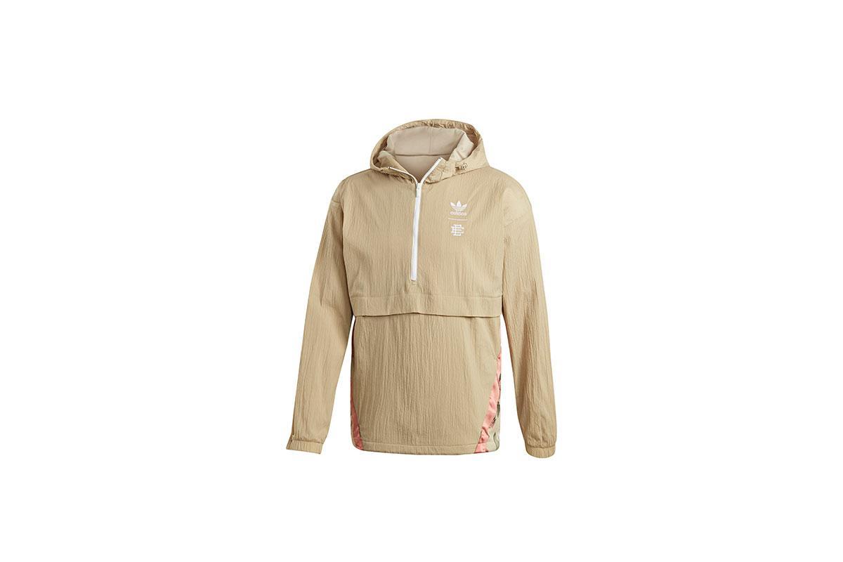 adidas Originals x Eric Emanuel Hoodie "Stone Khaki"
