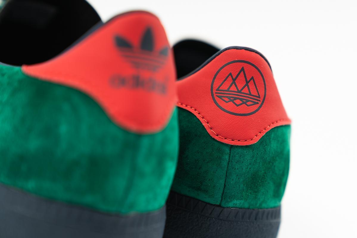adidas gazelle silver green womens adidas Blackburn SPZL Collegiate Green Better Scarlet | Adidas main image 1