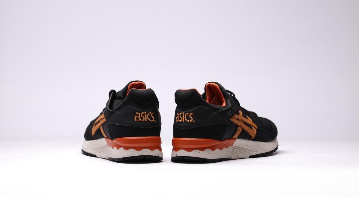 Asics Gel Lyte V Black Orange Men\'s Shoes Size 8.5 Suede H5D0Y Asics Gel Lyte V  main image 2
