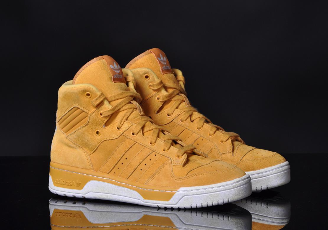 Yellow Adidas Rivalry High Shoes Adidas Men Rivalry Rm High Top