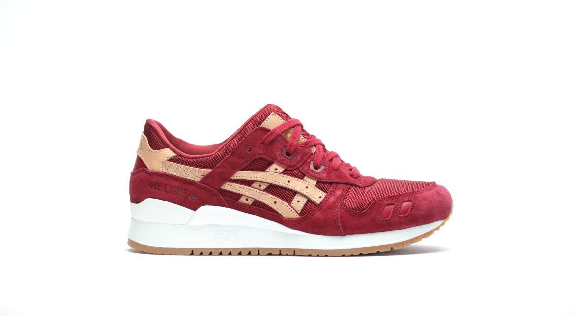 Asics x Veg-Tan Gel-Lyte III "Burgundy"