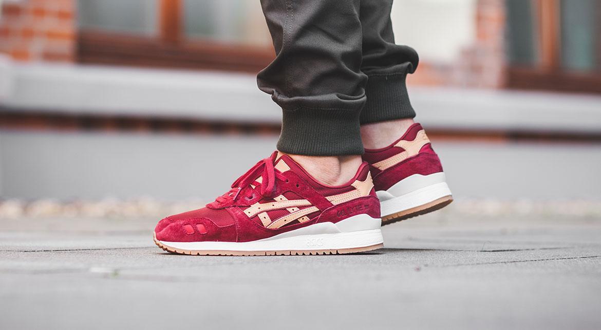 Maroon Asics Tiger Gel Lyte Iii Asics X Veg-Tan Gel-Lyte III
