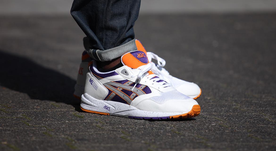 ? ASICS GEL SAGA PHOENIX Men`s Size 8.5 White Purple Grey Running Shoes H423N ? ASICS GEL SAGA PHOENIX Men`s Size 8.5 White Purple Grey  main image 4