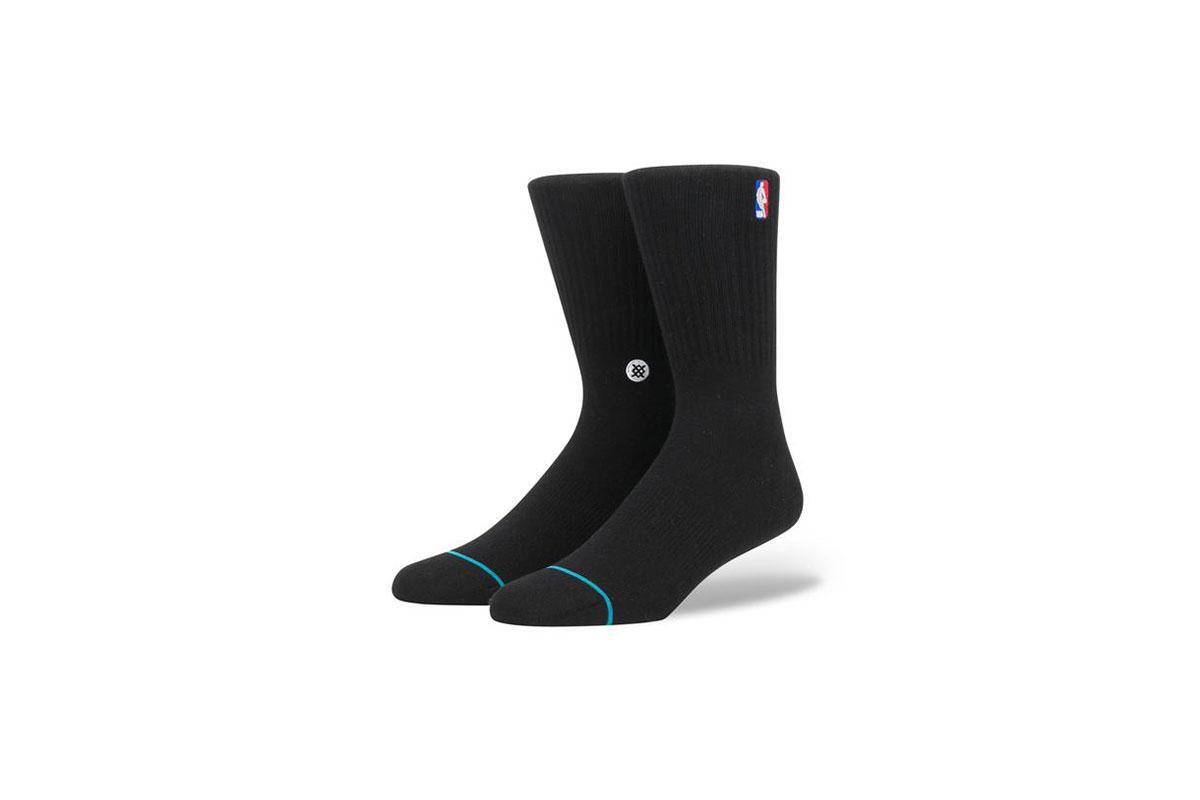 Stance NBA Logoman Crew "Black"