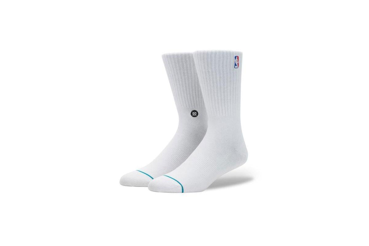 Stance NBA Logoman Crew "White"