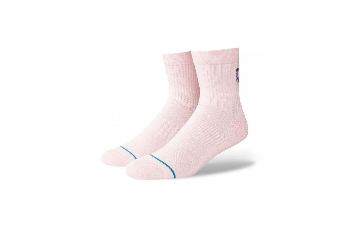 Stance NBA Logoman QTR "Pink"