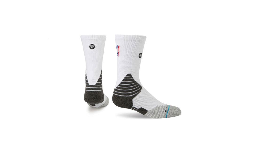 Stance NBA OnCourt Solid Crew White