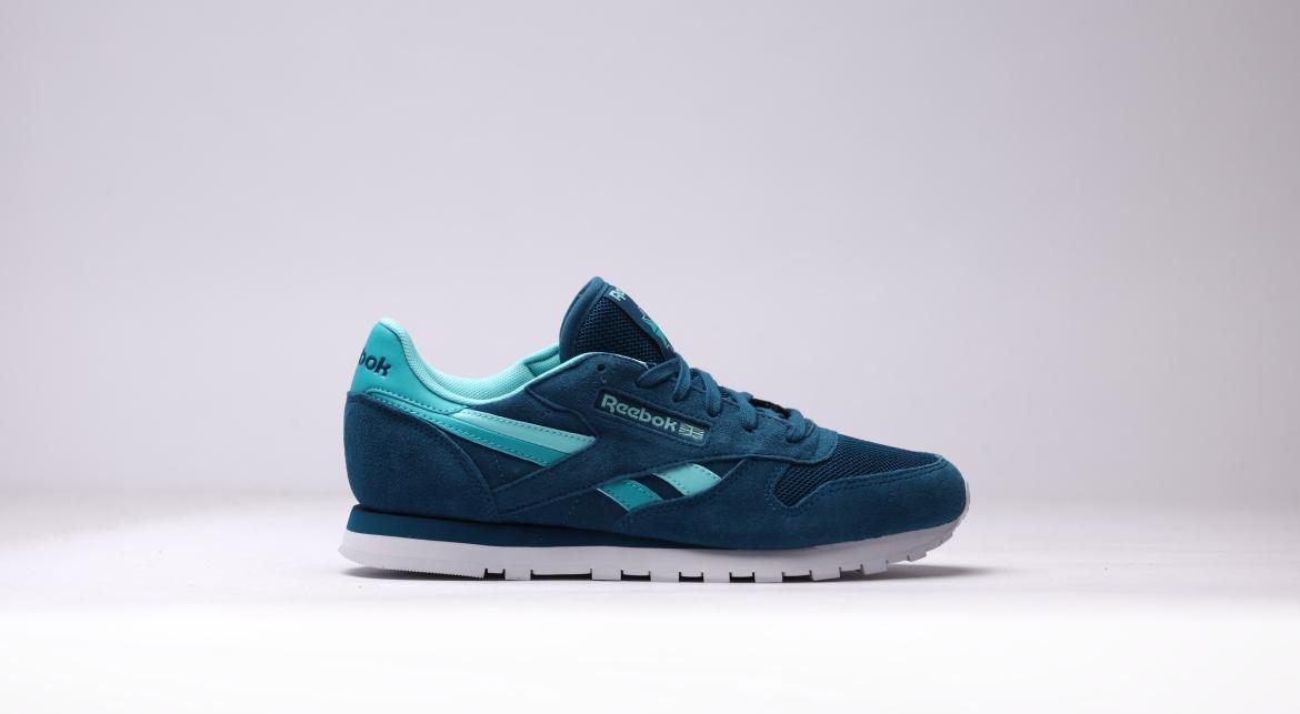 Reebok CLASSIC LEATHER SC SPLIT "BLUE TEAL"