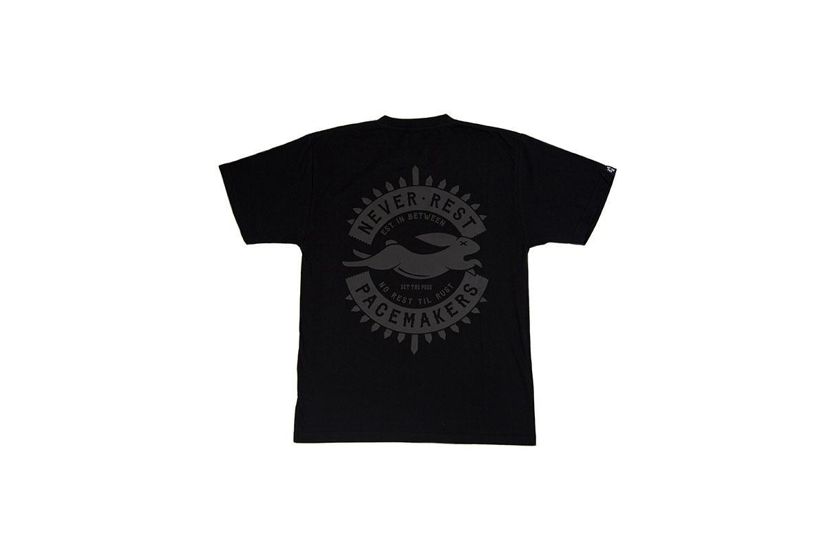 Pacemaker Never Rest Tee "Black On Black"