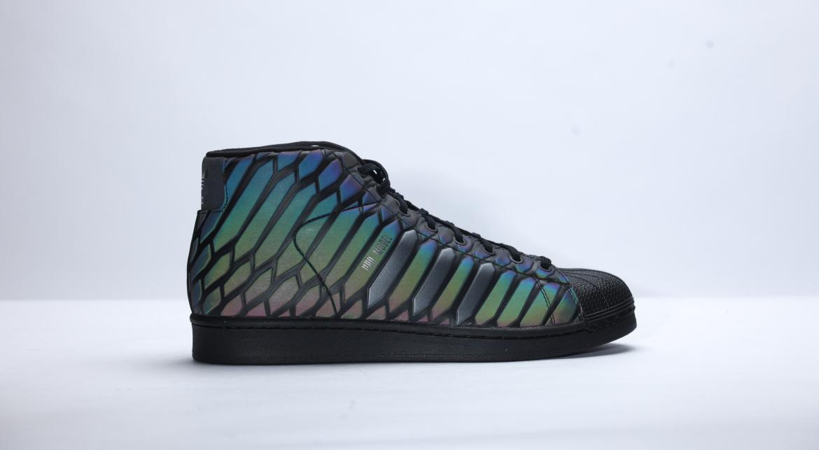 adidas gazelle silver green womens ADIDAS PRO MODEL ADV Core Black/Cloud White/Gold Metallic Shoes main image 1