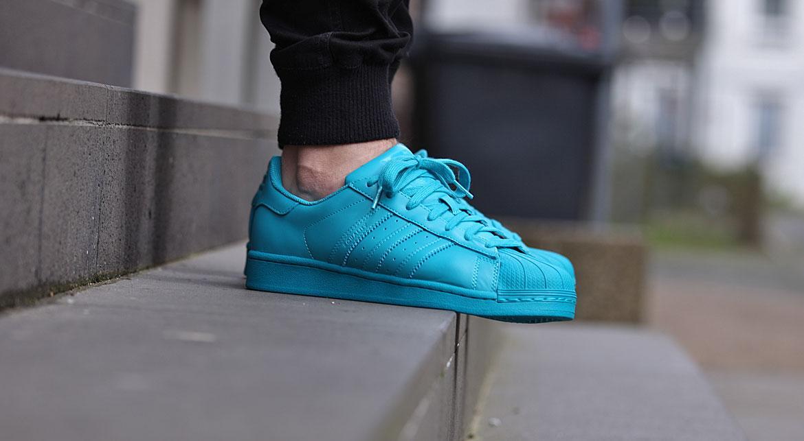 adidas x Pharrell Williams Originals x Pharrell Superstar Supercolor "Lab Green" - Image 3