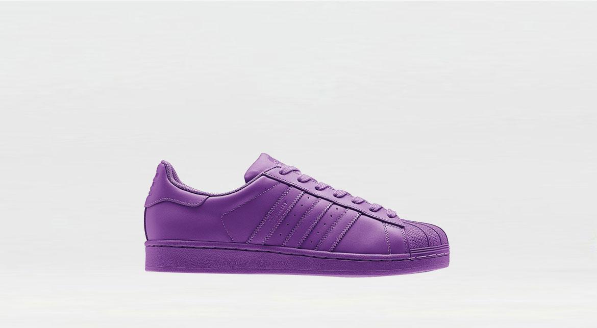 adidas x Pharrell Williams Originals x Pharrell Superstar Supercolor "Ray Purple" - Image 2